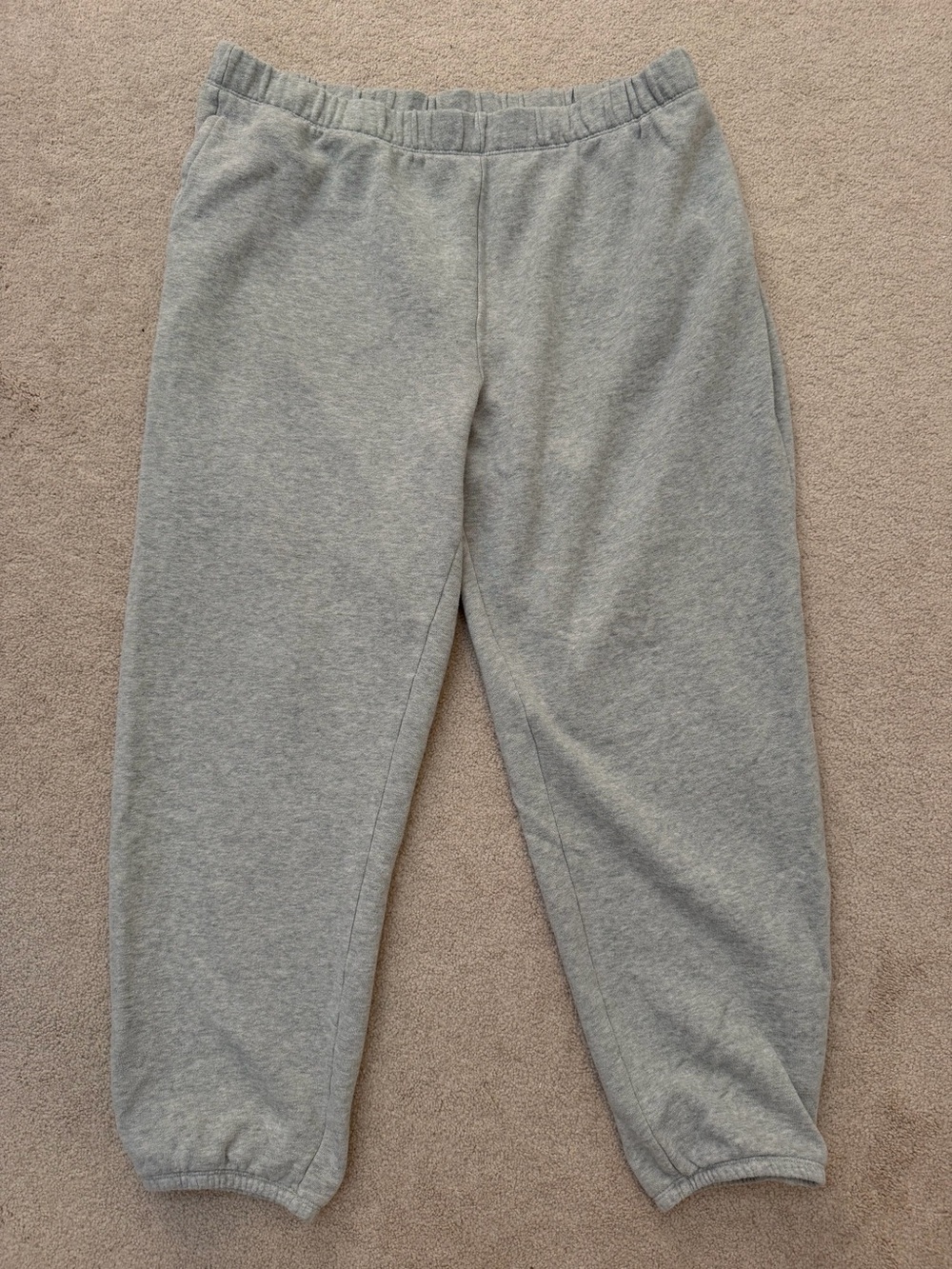 Aerie women’s Light Gray Elastic-Waist Sweatpants